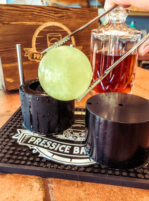 Freeze pickle juice for fun new ice ball press recipes featuring the pressice barware ice ball press and jameson whiskey