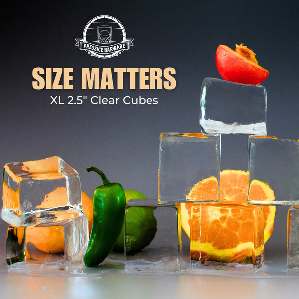 XL 2.5" Clear Ice Cube Maker