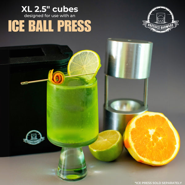 XL 2.5" Clear Ice Cube Maker